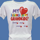 My Heart Belongs To Personalized Scoop Neck T-Shirt